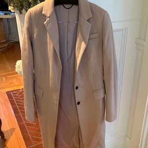 All Saints Beige Pea Coat